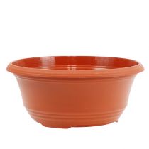 Product Round planter plastic Ø23cm H10cm terracotta 5pcs