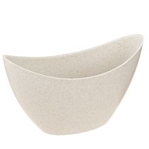 Product Plant Boat Decorative Bowl Plastic Beige 20×9cm H12cm 3pcs