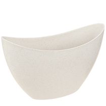 Product Planting Boat Plastic Bowl Beige 24×10×15cm 3pcs