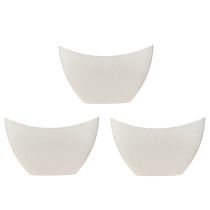 Product Planting Boat Plastic Bowl Beige 24×10×15cm 3pcs