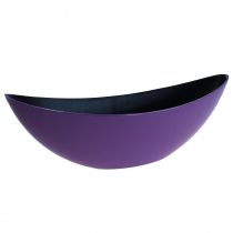 Product Plant boat decorative bowl purple 38.5cm×12.5cm×13cm