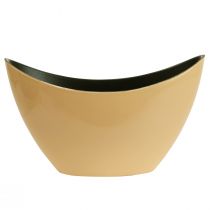 Product Plant boat yellow decorative bowl spring 20x9x12cm