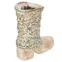 Product Flower pot cowboy boot plant shoe vintage floral pattern 24cm