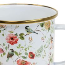 Product Plant cup Enamel cup for planting flowers Ø11cm