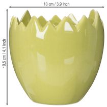 Product Easter egg motif flower pot for stylish spring decoration in your home, 10cm, 3 pieces