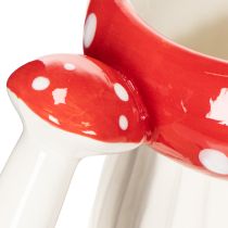 Product Ceramic mug with fly agaric design for decoration, 10cm