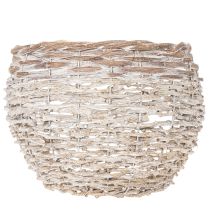 Product Round woven basket, large decorative basket for planting, 23cm
