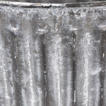 Product Metal plant pot, decorative pot with handles, planter, cachepot Ø16.5cm