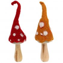 Product Mushrooms for standing autumn decoration 2 pieces