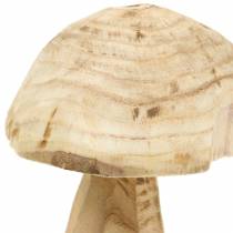 Mushroom paulownia wood Ø16cm H18cm