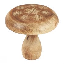 Product Wooden mushroom decoration mushroom wood decoration natural autumn decoration Ø15cm H14.5cm