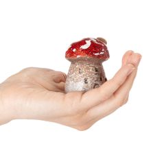 Product Mushroom House Decoration Miniature Fly Agaric 6cm 2pcs
