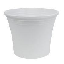 Plastic pot &quot;Irys&quot; white Ø25cm H21cm, 1pc