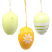 Easter egg to hang sorted 6cm 12pcs