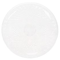 Product Decorative transparent round bowl with foot, 32cm