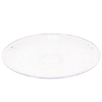 Product Decorative transparent round bowl with foot, 32cm