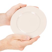Product Round, simple plates for decoration and small arrangements, 17cm, 6 pieces