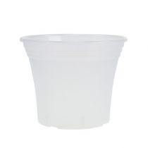 Product Plastic pot “Irys” Transparent Ø17cm 1 pc