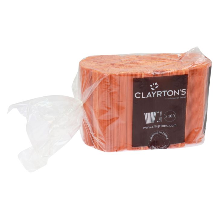 Product Pleated cuffs for flower pots orange 14.5cm 100 pcs