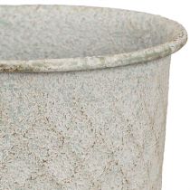 Product Metal goblet vase, chalice shape, vintage grey, nostalgic decoration, Ø10cm H24cm