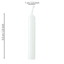 Product Doll candles 10mm Wiedemann candles white 65/10 50 pieces