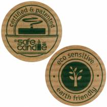 Product PURE Nature pillar candle, sustainable natural candle made from stearin and rapeseed wax 90/70mm