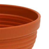 Product R-bowl plastic terracotta Ø13cm, 10pcs