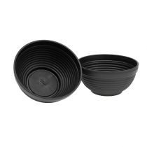 R-bowl plastic anthracite Ø15cm, 10pcs