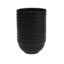 Product R-bowl plastic anthracite Ø15cm, 10pcs