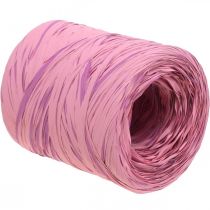 Product Raffia multicolor gift ribbon pink, florist supplies, decorative ribbon L200m