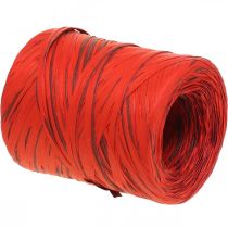 Product Raffia Ribbon Red Bordeaux Gift Ribbon Bast Ribbon Decorative Ribbon 200m