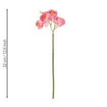 Product Artificial Ranunculus Bouquet, Stylish Table Decoration, 32cm, 5 Pieces
