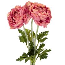 Product Artificial ranunculus as a bouquet for elegant and low-maintenance decoration, 51cm, 3 pieces
