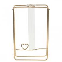 Product Test tube holder metal, test tube stand, test tube decoration 17.5cm