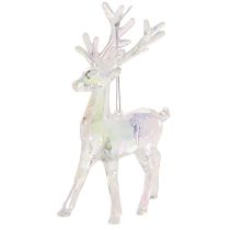 Product Acrylic reindeer ornaments for Christmas tree, 14cm, 4 pieces