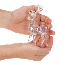 Product Acrylic reindeer ornaments for Christmas tree, 14cm, 4 pieces