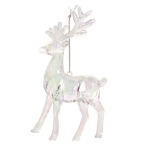 Product Acrylic reindeer ornaments for Christmas tree, 14cm, 4 pieces