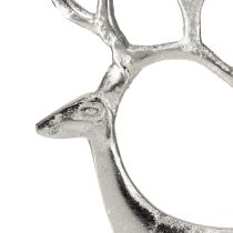 Product Reindeer decoration deer figure metal silver H31cm