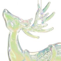 Product Reindeer decoration Christmas decoration iridescent H12cm 3pcs