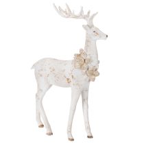 Product Decorative figurine of a deer with pine cone decoration for winter decoration, 49cm