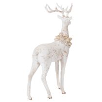 Product Decorative figurine of a deer with pine cone decoration for winter decoration, 49cm