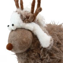 Product Reindeer table decoration Christmas Christmas figure decoration 23cm