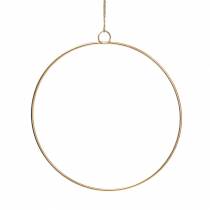 Decorative ring to hang gold Ø25cm 6pcs