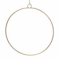 Deco ring for hanging gold Ø35cm 4pcs