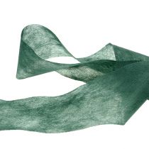 Product Roman wrapping tape, non-woven, 6cm wide, green, for floristry, 75m