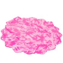 Product Pink Rondella flower collar for bouquets, 48cm
