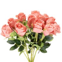Product Artificial rose flowers in a bunch, long stem 62cm, 12 pieces