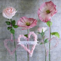 Product Artificial rose flower for elegant and charming indoor decoration, 92cm