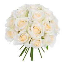 Rose bouquet white Ø26cm