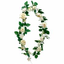Romantic Rose Garland Silk Flower Artificial Rose Vine 160cm